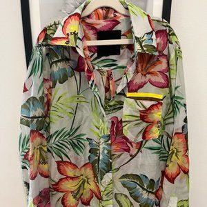 Le Superbe Future Ex Boyfriend Shirt - Electric Ave Floral